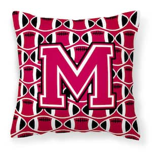 Caroline's Treasures 14 in. x 14 in. Multi-Color Outdoor Lumbar Throw  Pillow Giant Schnauzer Checkerboard Pink BB3673PW1414 - The Home Depot