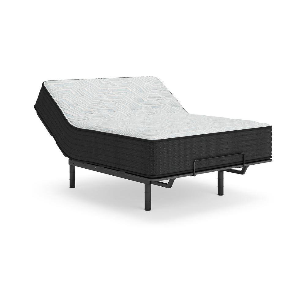 Queen Size Blue and Gray Gel Memory Foam Innerspring Mattress