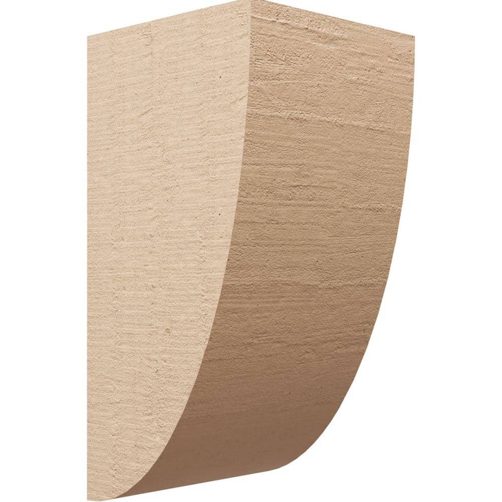 Tan Timber Ekena Millwork 12 in. x 24 in. x 12 in. Wide Durham Rough Cedar ...