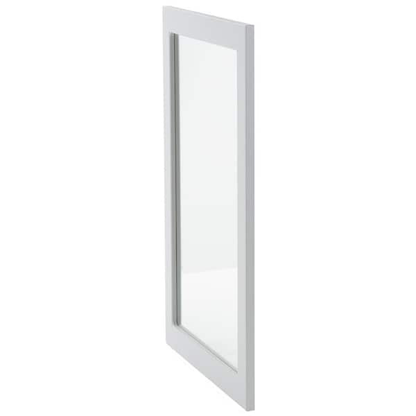 Lancaster 20 in. W x 27 in. H Framed Wall Mirror in Pearl Gray Lancaster 20 in. W x 27 in. H Framed Wall Mirror in Pearl Gray