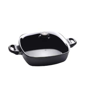 11 in.x11 in. 5Qt Square Casserole Pan HD Classic Induction Nonstick Diamond Coated Aluminum Includes Lid