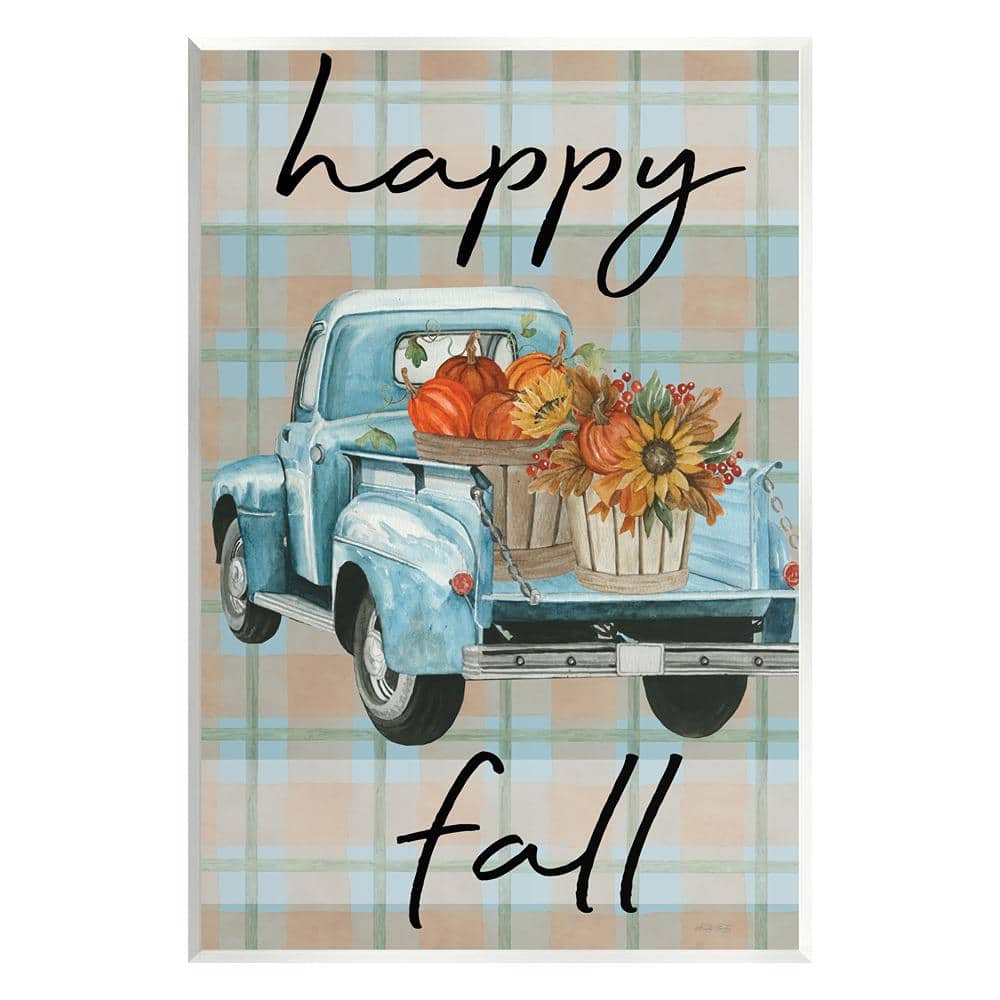 Happy Fall Flower Truck by Cindy Jacobs 1-Piece Unframed Graphic Print Travel Poster Art Print 15 in. x 10 in. price history on PriceWatchPro