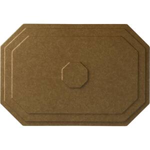 25-1/4 in. W x 17-1/4 in. H x 1-3/4 in. Felix Urethane Ceiling Medallion, Pale Gold
