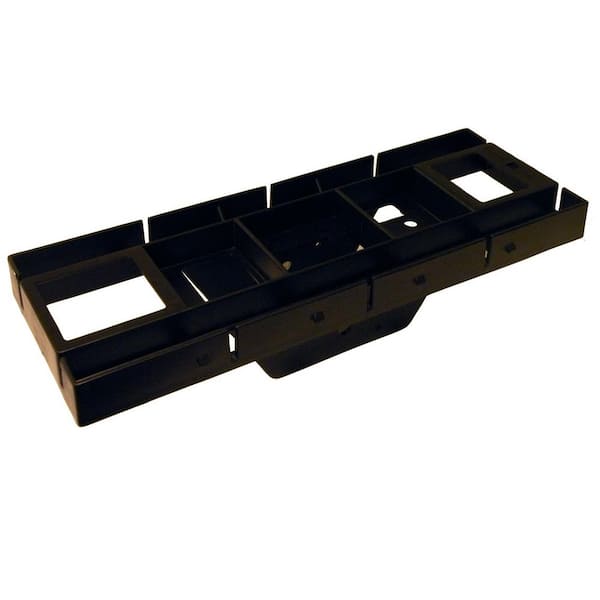 Architectural Mailboxes Patriot Plastic, Mailbox Mounting Board, Black