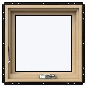 24 in. x 24 in. W-5500 Right-Hand Casement Wood Clad Window