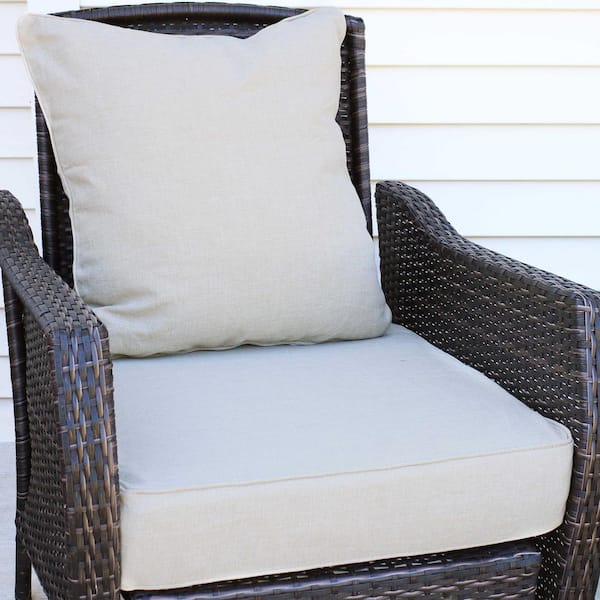 KingShop Set of 4 Patio High Back Chair Cushion, Dining Chair