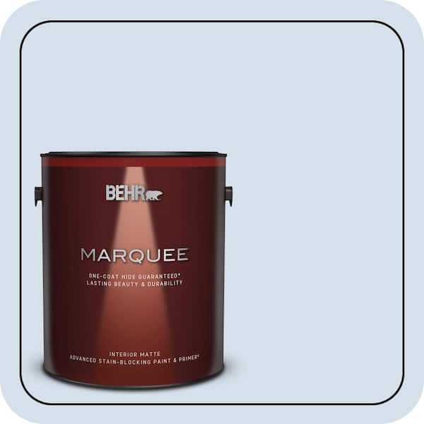 BEHR MARQUEE 1 gal. #610C-1 Northern Star Matte Interior Paint & Primer
