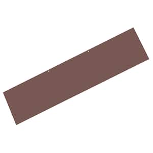 Classic Series BR-3 51.1875 in. x 12 in. x 1046 in. Brick Red Powder Coated Steel Extension for Cellar Door