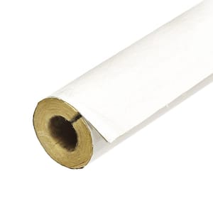 1/2 x 3 ft. Fiberglass Pipe Insulation, 1/2 Wall 