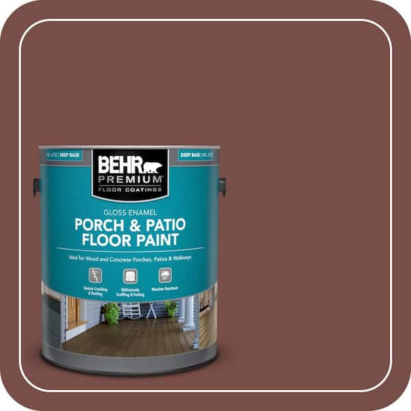 1 gal. #170F-7 Leather Bound Gloss Enamel Interior/Exterior Porch and Patio Floor Paint