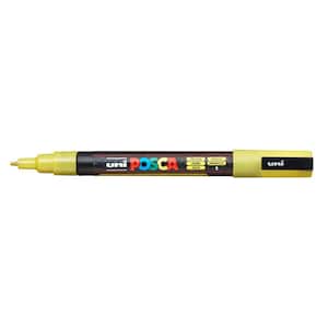 PC-3M Fine Bullet Paint Marker, Glitter Yellow