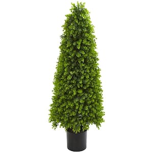 4 ft. Indoor/Outdoor Eucalyptus Topiary Artificial Tree