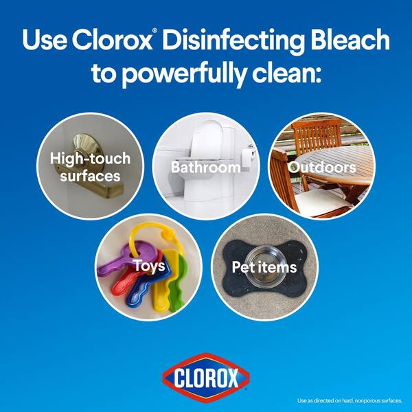 Clorox 121 oz. Concentrated Regular Disinfecting Liquid Bleach