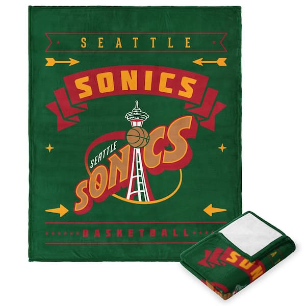 THE NORTHWEST GROUP NBA Hardwood Classics Supersonics Silk Touch Throw