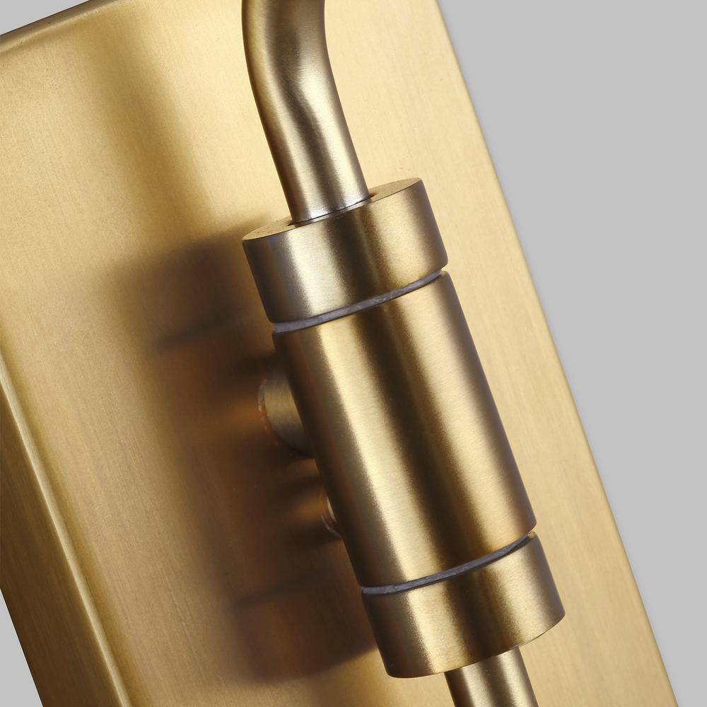 Ellen Degeneres Midnight Black Steel Swing Arm Sconce