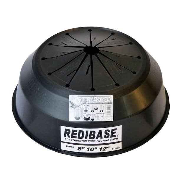 Redi Base 8 in. x 24 in. Disposable Plastic Footing for In-Ground Concrete Column