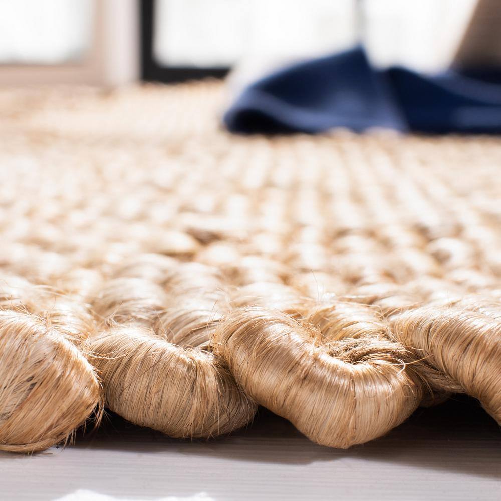 Natural Jute Hand-Knotted Runner Rug 30" x 5'