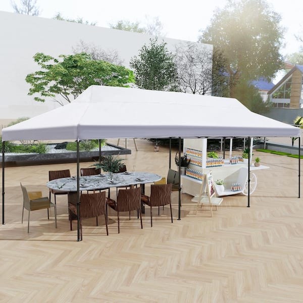 28.4 ft. x 9.5 ft. Pop Up Canopy Tent Outdoor Tents for