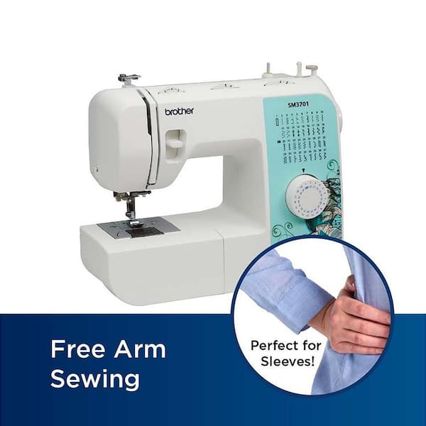 The Believe Beginner Sewing Machine by American Home Makes Sewing for  Beginners Easy on Portable Small Sewing Machine with 12 Built-In Stitches