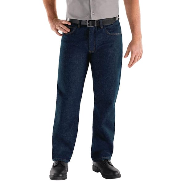 Red Kap Men's Size 40 in. x 30 in. Prewashed Indigo Fit Jean PD60PW 40 30 - The Home Depot