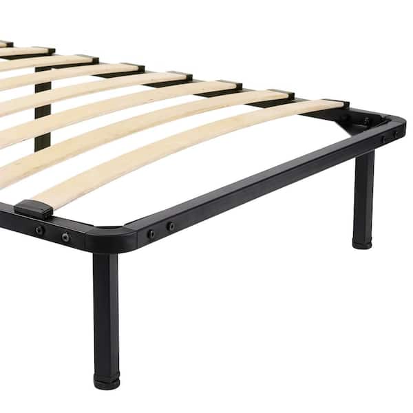 Furinno Angeland Cannet Twin Wood Slats Metal Bed Frame Fb1902t The Home Depot Furinno Angeland Cannet Twin Wood Slats, How To Make Slats For A Metal Bed Frame