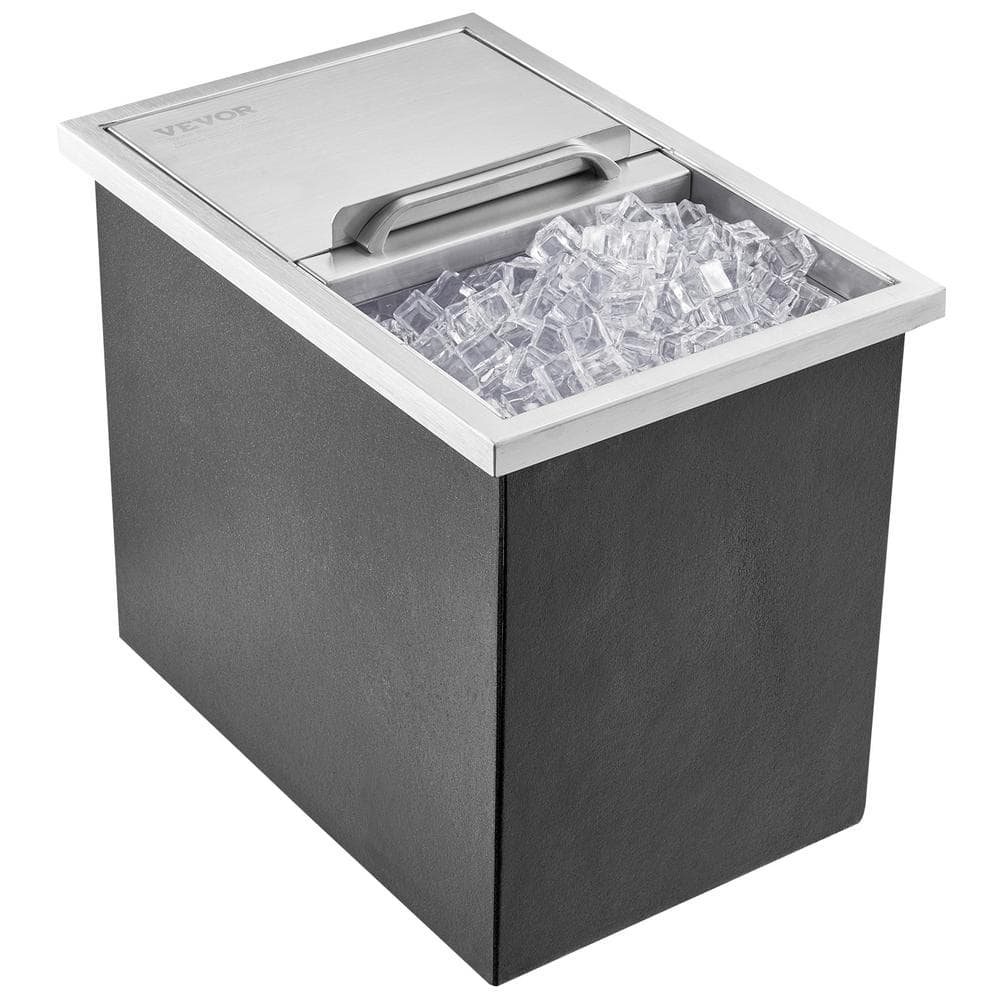 VEVOR 28 Qt Stainless Steel Drop-In Ice Chest with Aluminum Handle