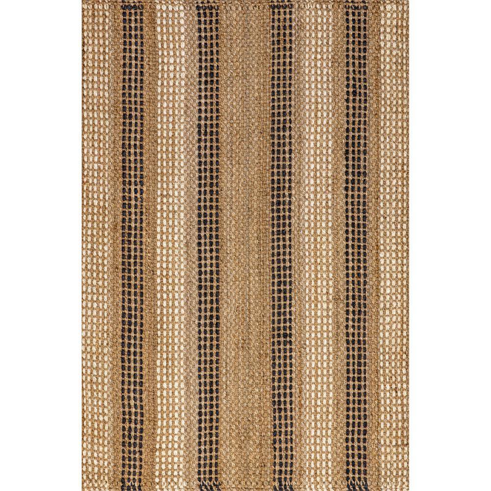 nuLOOM Haven Striped Chunky Jute Natural 8 ft. x 10 ft. Area Rug  GOPL02A-8010 - The Home Depot