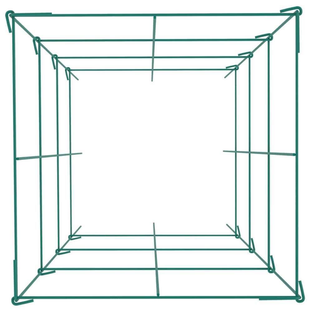 11.8 x 11.8 x 46.1 in. Tomato Cages, 10-Pack Square Plant Support Towers, Green PVC-Coated Steel for Climbing Vegetables price history on PriceWatchPro