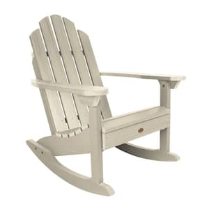 Classic Westport Whitewash Recycled Plastic Outdoor Rocking Chair