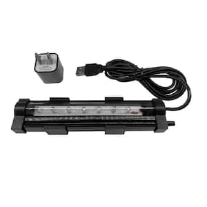 Black Aquarium LED Light Multi-Color for Small Fish Tank Air Pump with Automatic Color Change