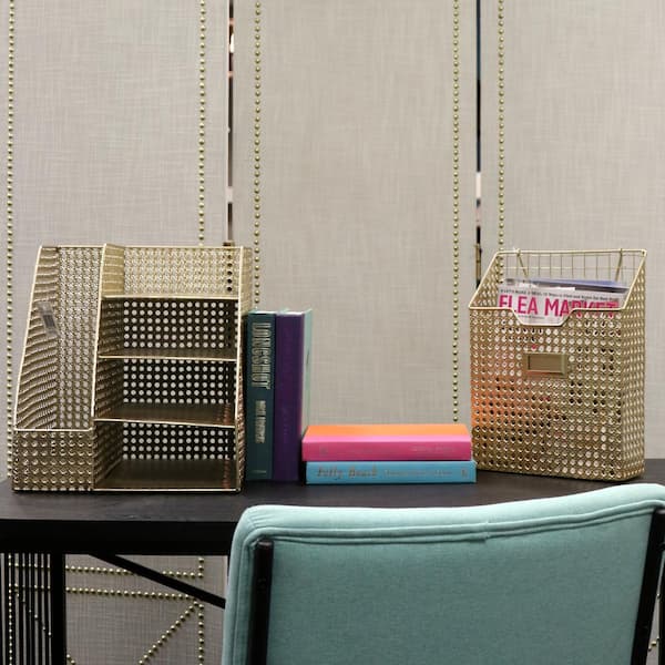 StyleCraft Darwin Gold File Holder