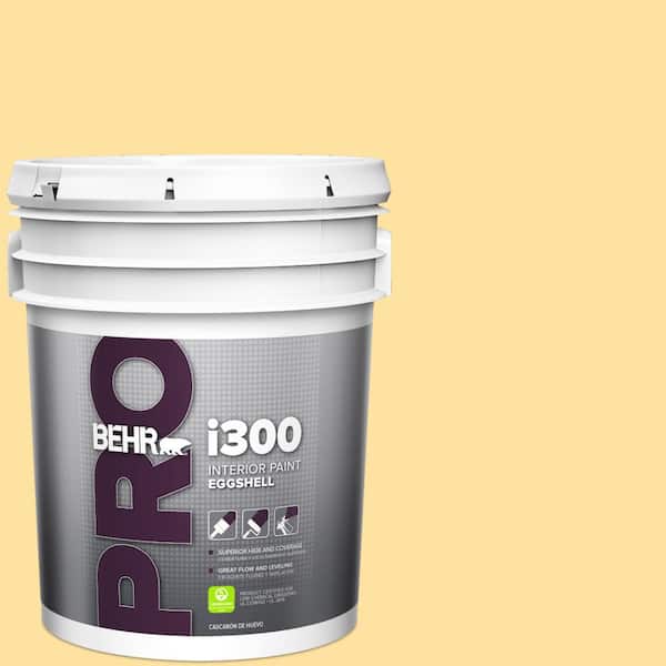 5 gal. #P280-3 Polka Dot Skirt Eggshell Interior Paint