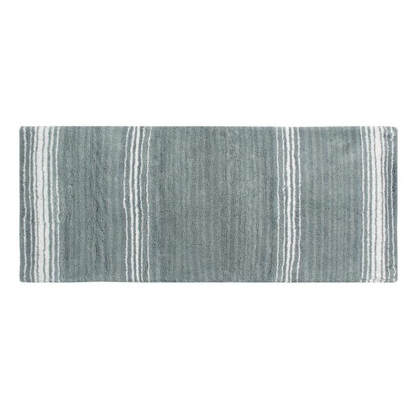100% Cotton Gradiation Collection Machine Washable 21x54, Gray