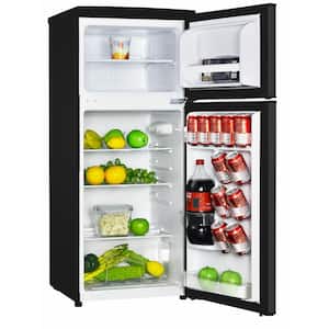 18.5 in. W, 4.5 cu. ft. 2-Door Mini Refrigerator, with Freezer in White