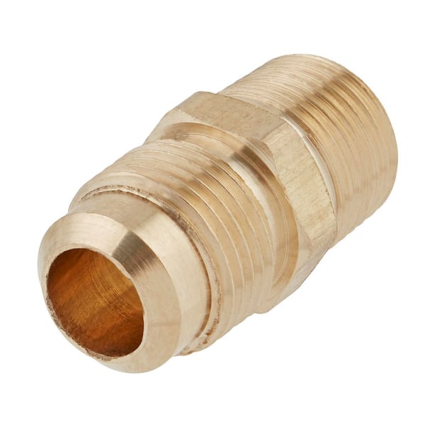5/8 in. Flare x 1/2 in. MIP Brass Adapter Fitting