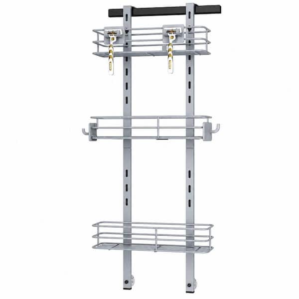 3 Tier Over the Door Hanging Shower Caddy Rustproof Organizer with