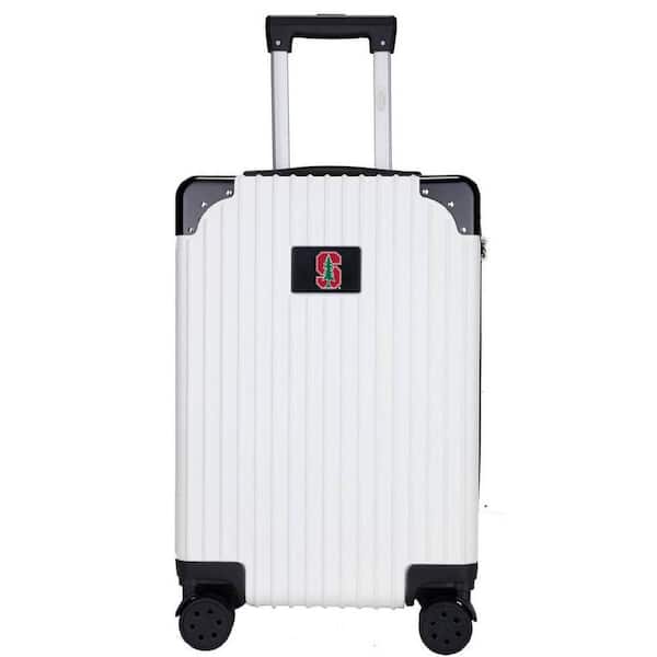 Mojo Stanford Cardinal premium 2-Toned 21 in. Carry-On Hardcase in White
