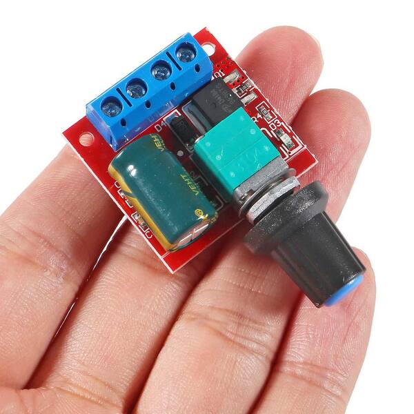 5Pcs Mini DC5A Motor PWM Speed Controller 3V-35V | LED Dimmer Speed Control Switch