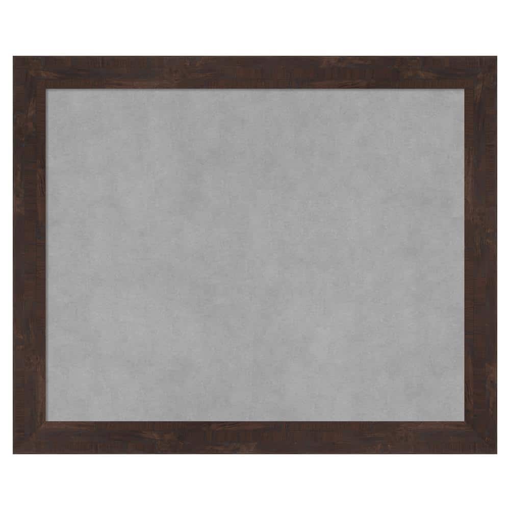Fresco Dark Walnut 23 in. x 19 in. Framed Magnetic Board price history on PriceWatchPro