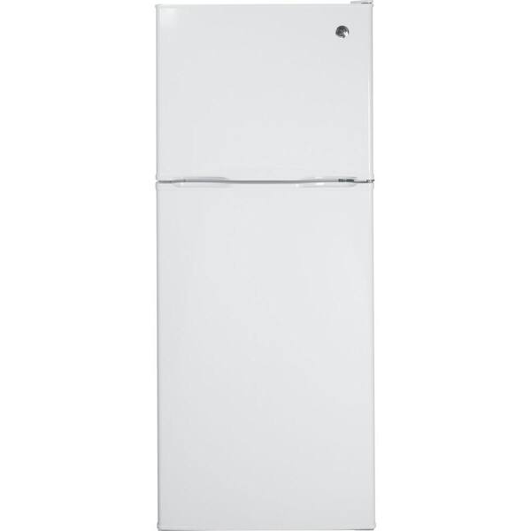 GE 9.85 cu. ft. Top Freezer Refrigerator in White