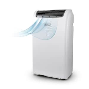 8,500 BTU; 5,000 BTU (SACC/CEC) Portable Air Conditioner With Dehumidifiers and Remote, White