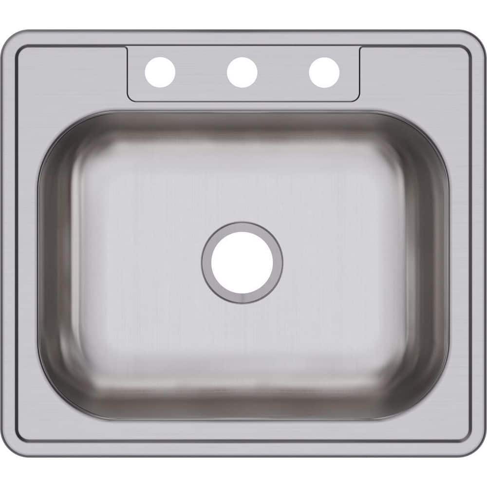 Elkay Dayton Stainless Steel 25 x 22 x 6-9/16 Single Bowl Drop-in Sink