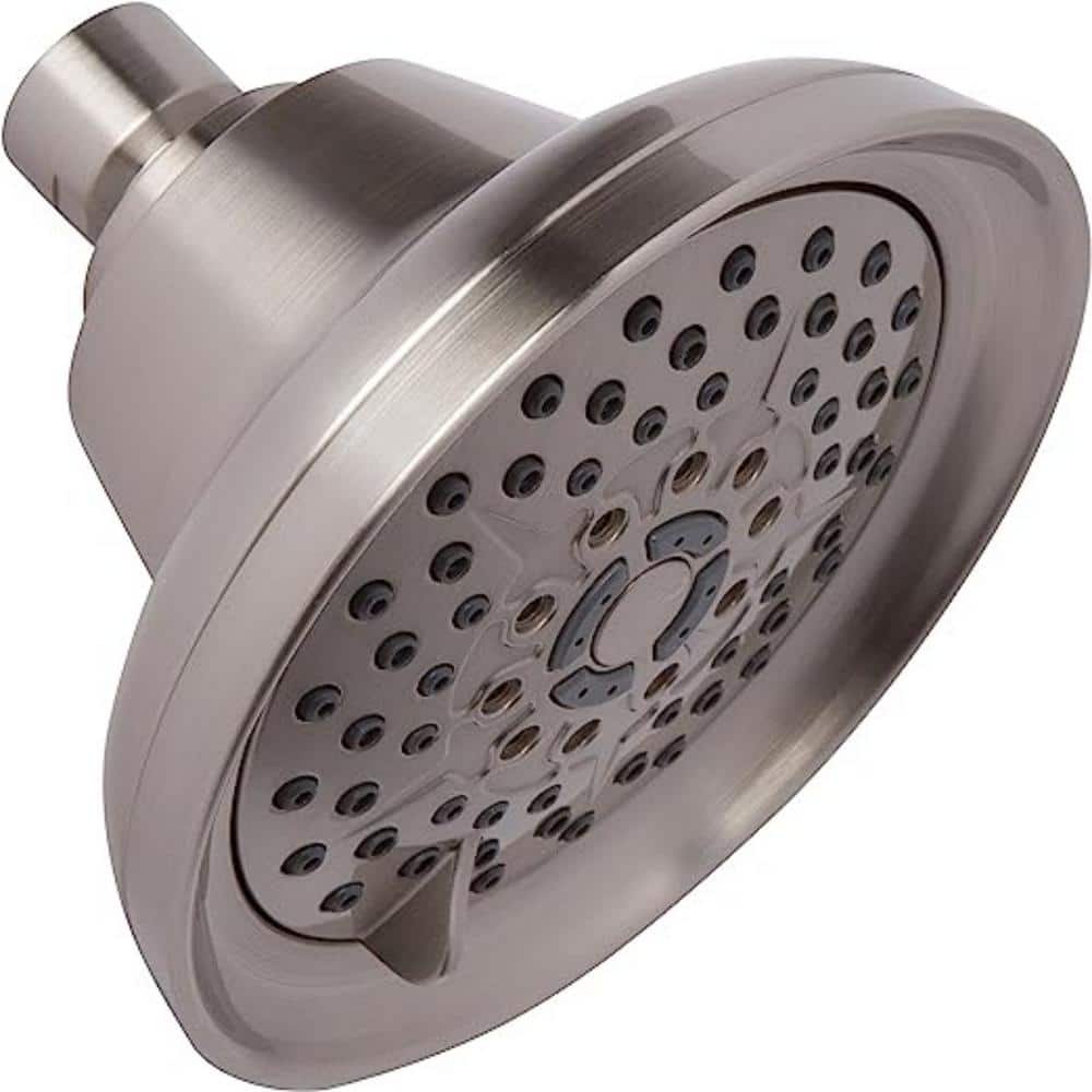Rainfall Showerhead 3-Spray Patterns with 2.5 GPM 5 in. Wall Mount Rain Fix