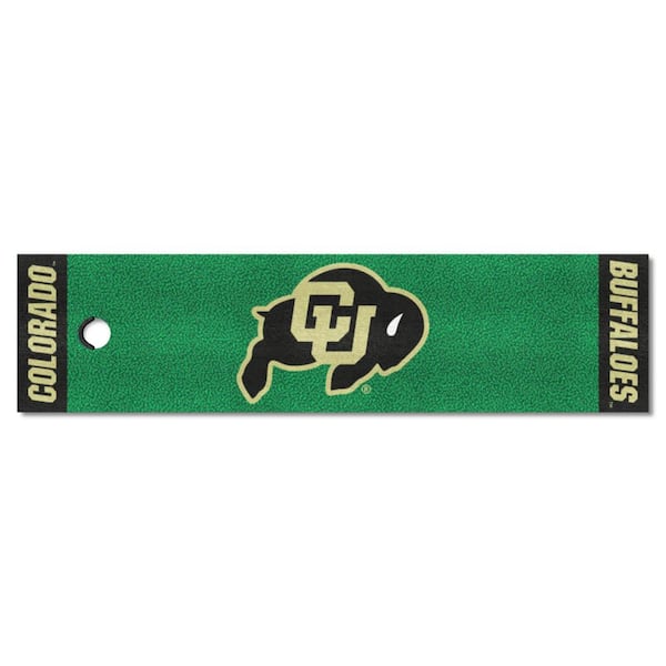 FANMATS NCAA University of Colorado 1 ft. 6 in. x 6 ft. Indoor 1-Hole Golf Practice Putting Green