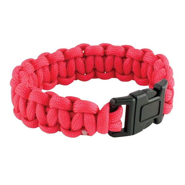 Paracord Bracelet, Survival Bracelet, Knot Rope Bracelet Of Red