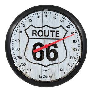 8 in. Route 66 Round Dial Thermometer