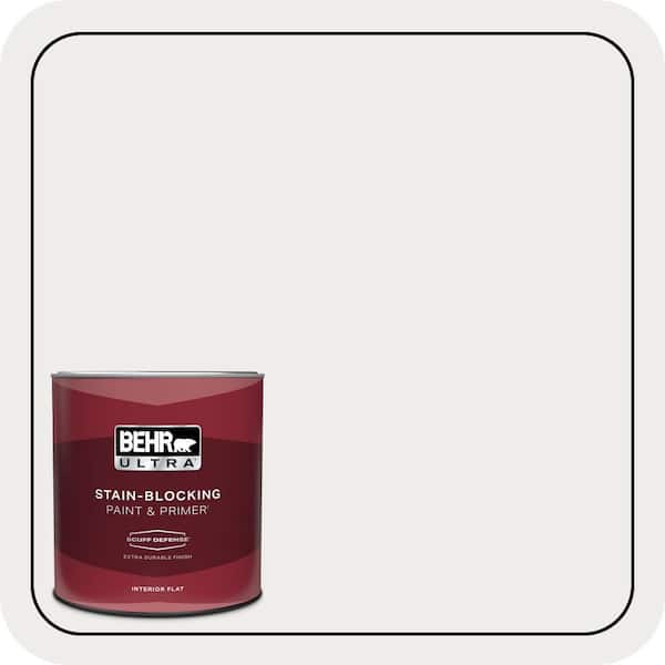 BEHR ULTRA 1 qt. #PPL-34 Floral Scent Extra Durable Flat Interior Paint & Primer