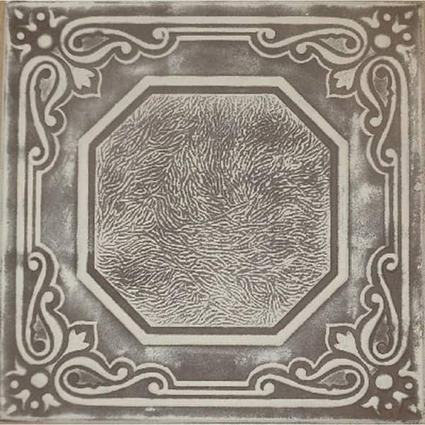 Topkapi Palace Brown Beige 1.6 ft. x 1.6 ft. Decorative Foam Glue Up Ceiling Tile (259.2 sq. ft. /case)
