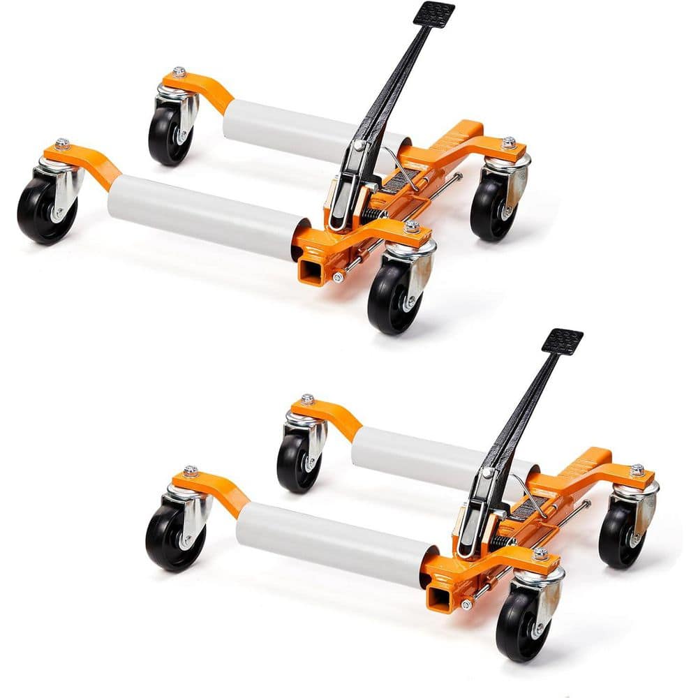 1500 lbs. Capacity Mechanical Car Wheel Dolly in Orange 2-Pack price history on PriceWatchPro