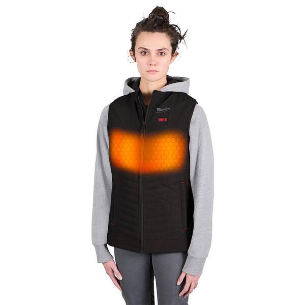 Milwaukee Women's 2X-Large M12 12V Lithium-Ion Cordless AXIS Black Heated Vest (Vest Only)
